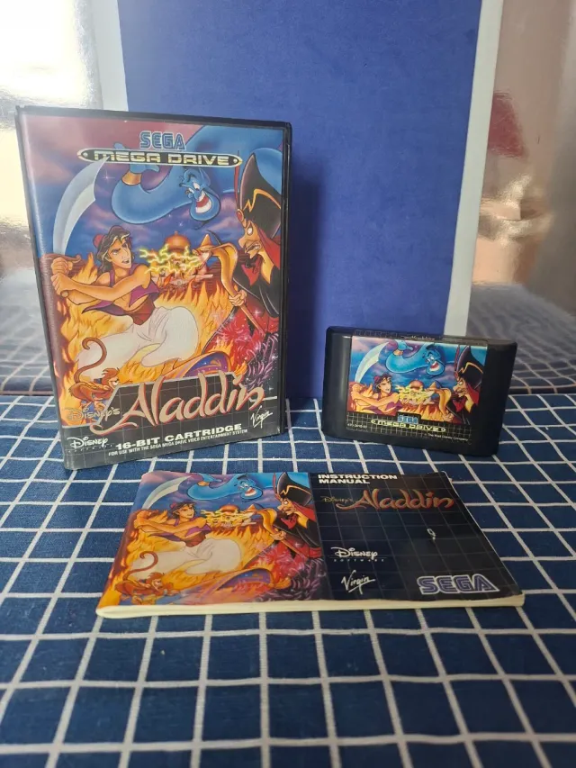 MEGADRIVE ORIGINAL ALADDIN COMPLETO