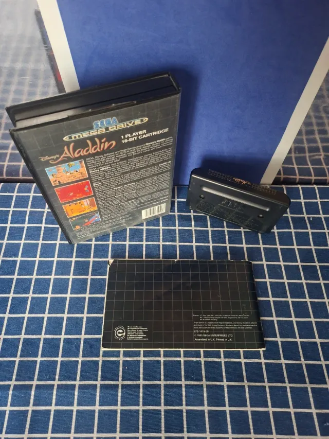 MEGADRIVE ORIGINAL ALADDIN COMPLETO
