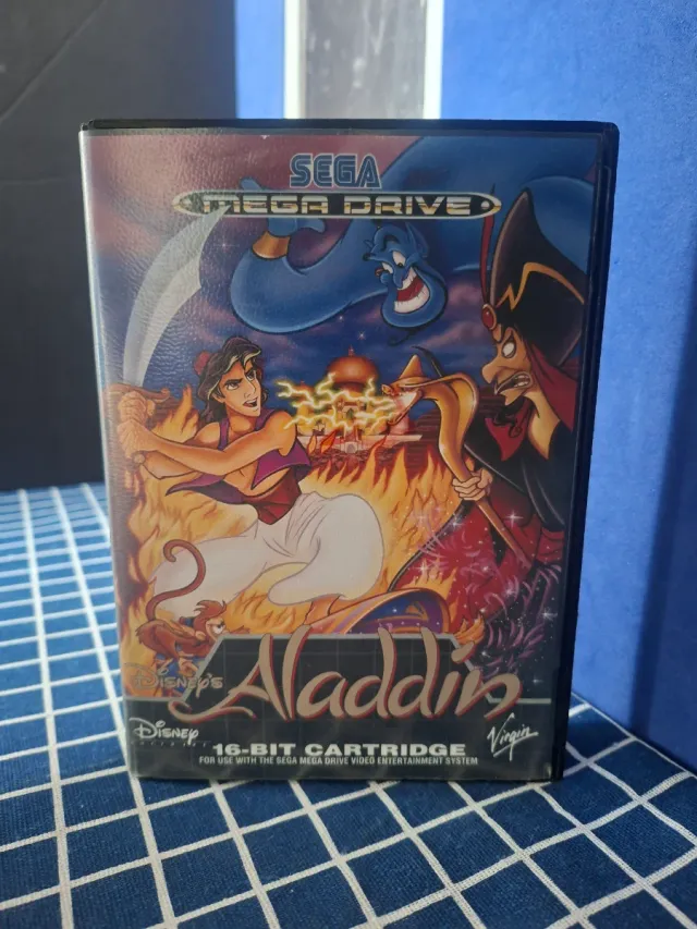MEGADRIVE ORIGINAL ALADDIN COMPLETO