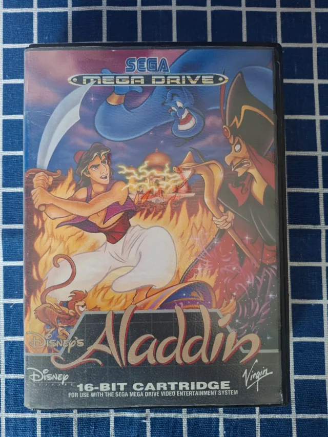 MEGADRIVE ORIGINAL ALADDIN COMPLETO
