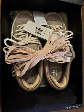 Adidas Campus Beige/Marrón Plataforma