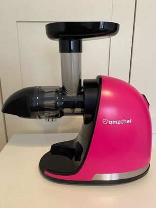 Extractor de Zumos Amzchef Rosa.