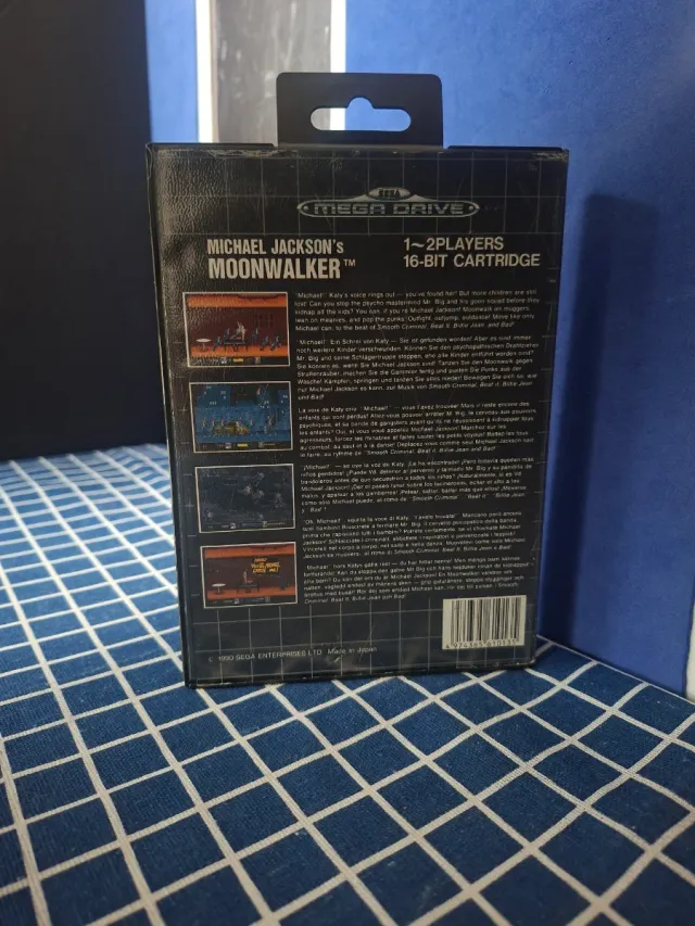 MEGADRIVE ORIGINAL MOONWALKER MICHAEL JACKSON'S