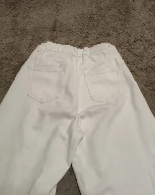 Pantalón culotte blanco Mango Talla 12 años