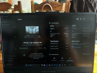 ASUS TUF DASH F15 Laptop Negra