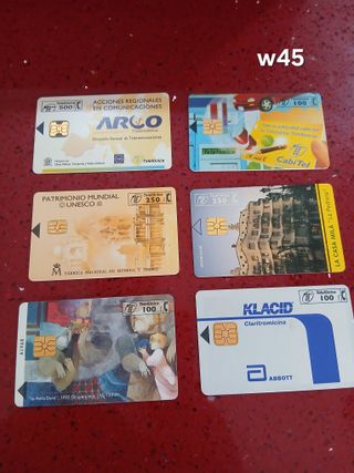6 Carte Telefoniche Spagna