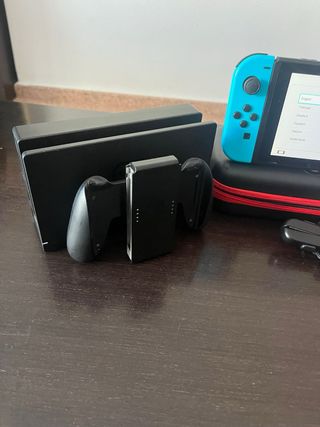 ¡CON CAJA! Nintendo Switch Completa Azul/Rosa