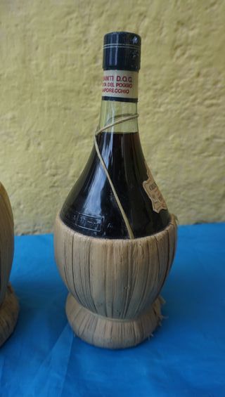 Bottiglia di whisky in pelle antica e altri modelli, vedi foto