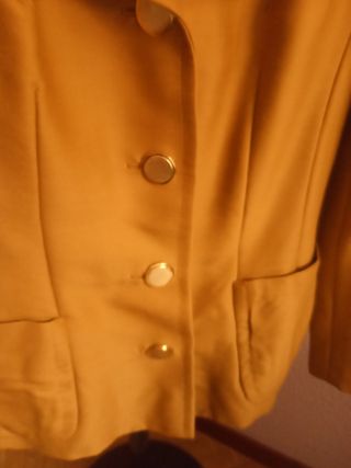Chaqueta vintage Charito mostaza T46-48