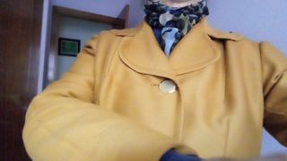 Chaqueta vintage Charito mostaza T46-48