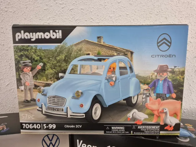 Pack Playmobil y Lego: Vespa, Citroën y VW