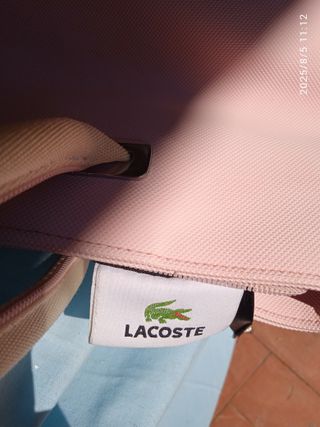 Borsa Lacoste rosa