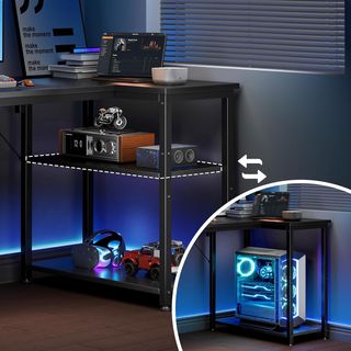 Escritorio Gaming Coleshome Esquinero Negro