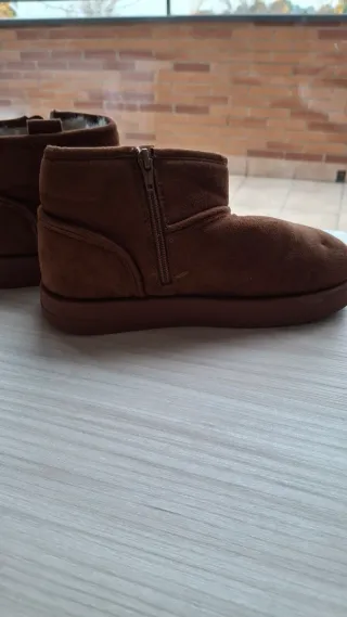 Botines marrones con pelo interior