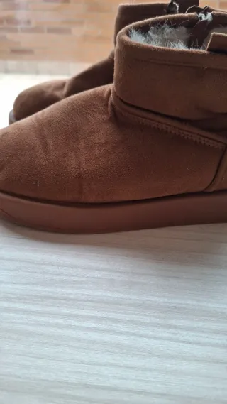 Botines marrones con pelo interior