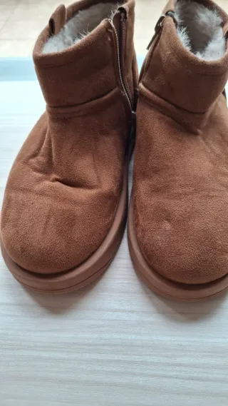 Botines marrones con pelo interior