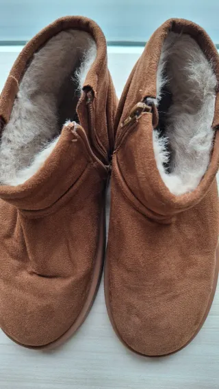 Botines marrones con pelo interior