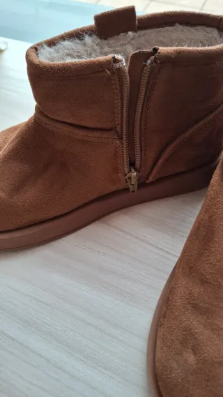 Botines marrones con pelo interior