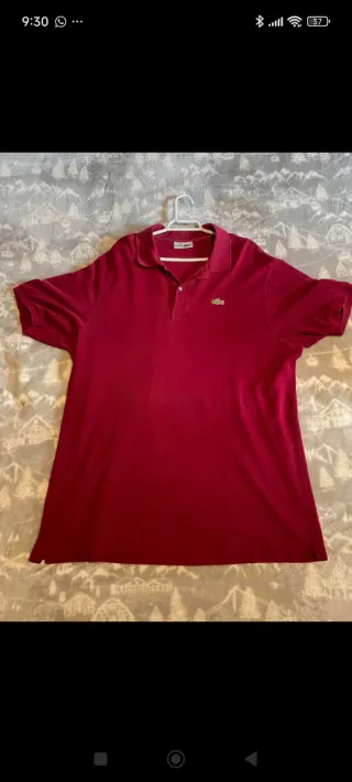 Polo Lacoste Rojo