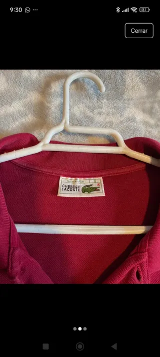 Polo Lacoste Rojo