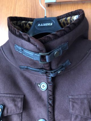 Chaquetón marrón señora talla 44