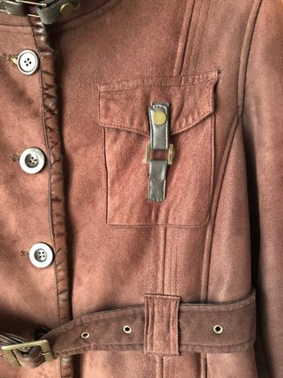 Chaquetón marrón señora talla 44