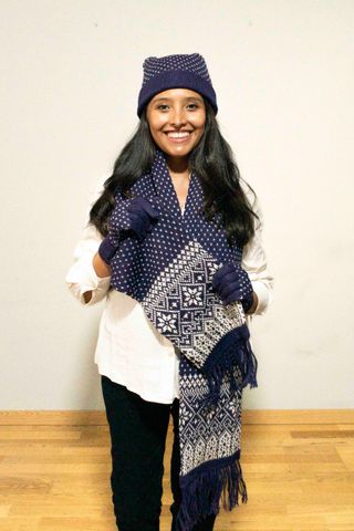 Conjunto lana gorro, guantes y bufanda