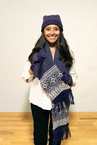 Conjunto lana gorro, guantes y bufanda