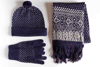 Conjunto lana gorro, guantes y bufanda