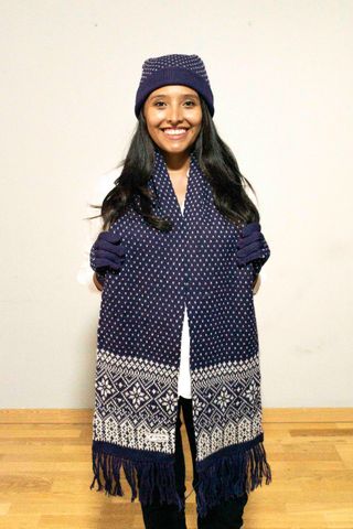 Conjunto lana gorro, guantes y bufanda