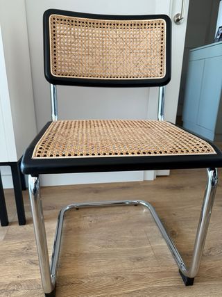 Pack 4 Sillas Comedor Cesc Metal Rattan