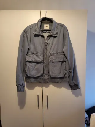 Chaqueta Zara azul vaquera