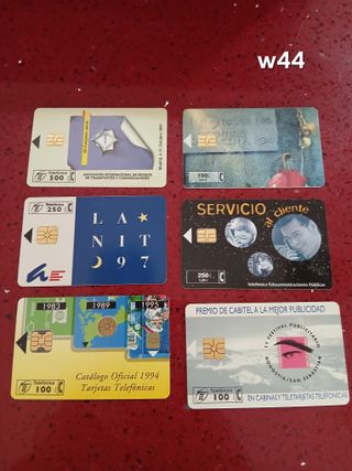 6 Carte Telefoniche Spagna Telefónica