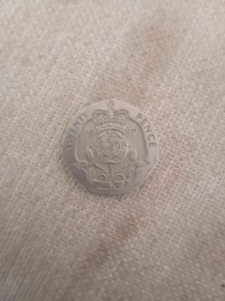 Moneda 20 Pence 1987