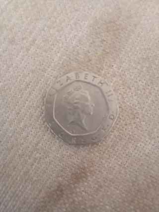 Moneda 20 Pence 1987