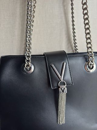 Bolso Valentino Negro Cadena