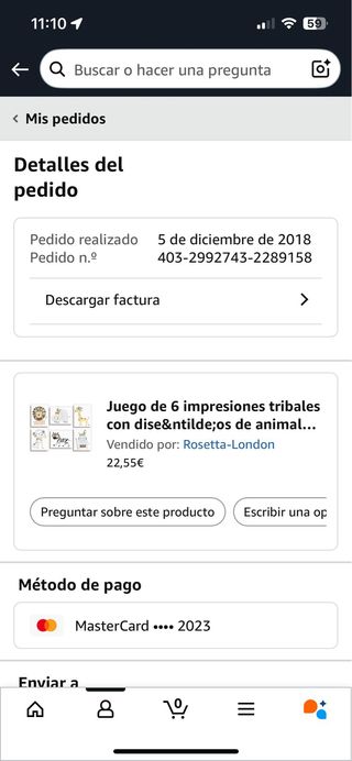 Set di 6 fogli animali tribali con cornici Ikea