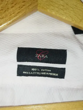 Camisa Zara Hombre Talla 40 /LBlanca