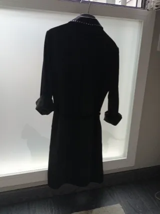 Vestido negro con tachuelas Talla M