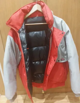 Plumas Lhotse Hombre Talla 50 Gris/Rojo