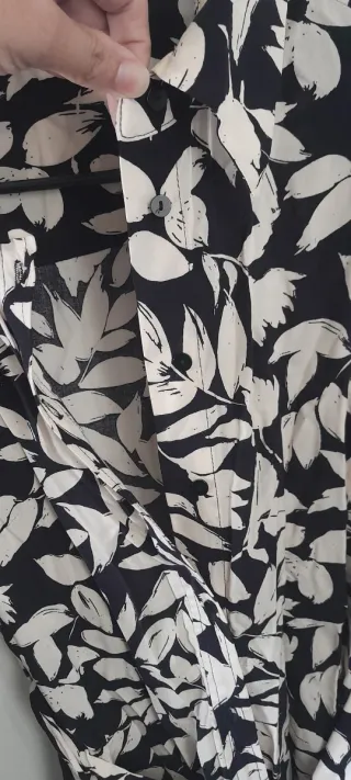 Vestido VNG estampado hojas