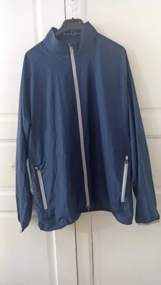 Giacca a vento donna blu