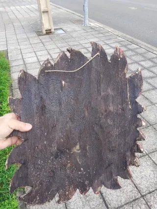 Talla de madera sol y luna regalo cuadro de mujer