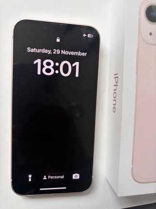 iPhone 13 mini Rosa batteria 75%