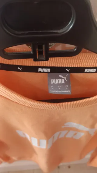 Felpa Puma Donna Arancione Taglia S