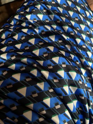 Vestido estampado geométrico