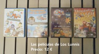 Los Lunnis lote 4 Películas DVD