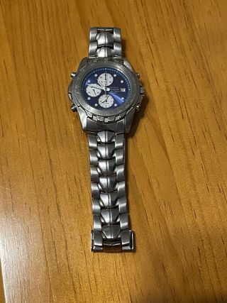 Reloj Seiko Cronógrafo Acero Azul