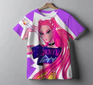 Camiseta K-Pop Estampada Varios modelos y tallas