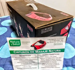 Cinturón Masaje Shiatsu con Calor